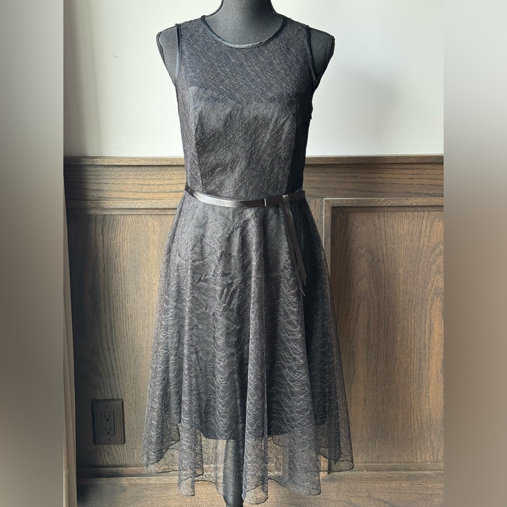 Laundry by shelli segall size 2.  NWT!  Black lace whimsigoth dress
